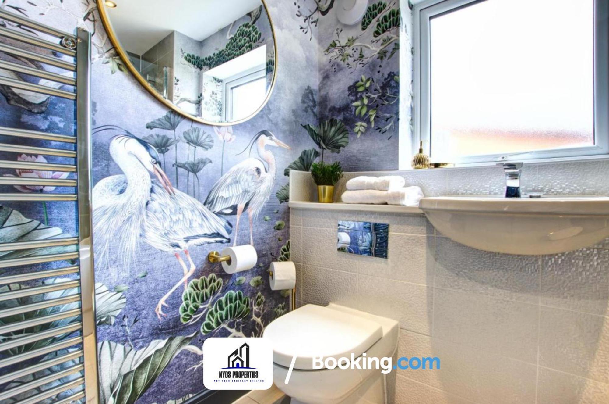 3 Bedroom Home By Nyos Properties Short Lets & Serviced Accommodation Manchester With Garden Εξωτερικό φωτογραφία
